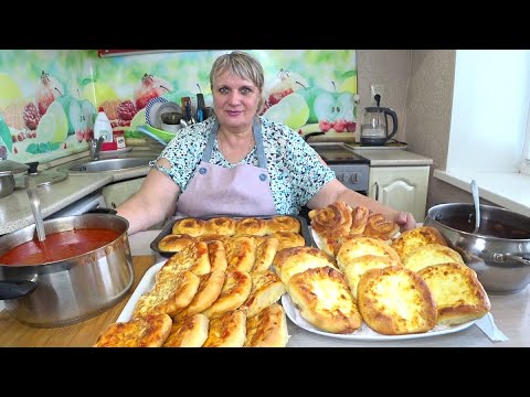 Экономное МЕНЮ! Смаженки, Пиццы, Плюшки Булочки! Борщ ! Рецепт Теста! Выпечка к чаю! Готовим ВКУСНО