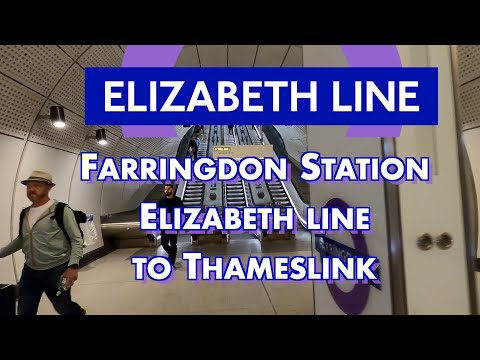 Elizabeth Line transfer to Thameslink at Farringdon