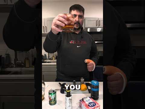 #BrandonDrinks Wisconsin Brandy Old Fashioned. #HappyNewYear #Brandy #brandoncooks #cooktok