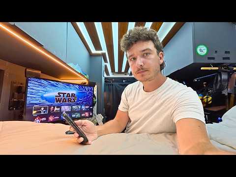 Solo Vanlife Camping In the Forest | Self Built Campervan