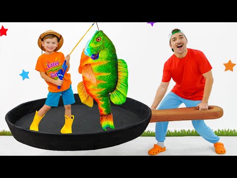 Histoires drôles pour enfants avec le poisson magique