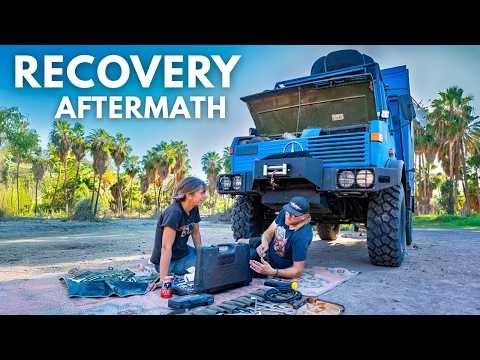 Unimog Recovery Aftermath: Maintenance and Cleanup in One of Baja's Coolest Towns
