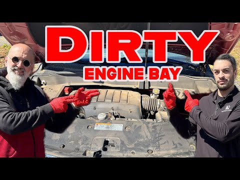 Dirty Engine bay, clean your engine bay safely with Jamie the cleaner
