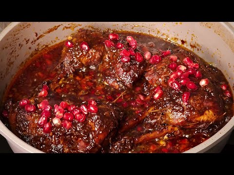 طرز تهیه مرغ ناردونی _ خوشمزه ترین مرغ اناری شب یلدا _ آشپزی ایرانی