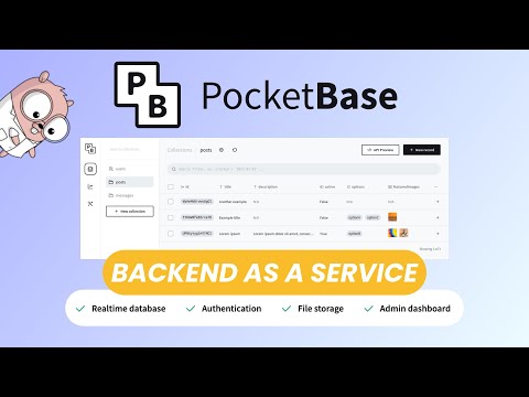 PocketBase: Free Open Source Backend as a Service Platform