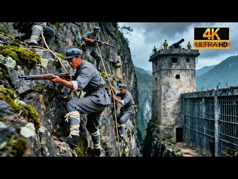 [MULTI SUB] 八路軍翻越懸崖偷襲日軍的砲樓，大獲全勝！#抗戰 #movie #復仇 #武俠 #功夫 #kungfu #經典 #抗戰劇