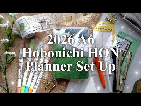 2026 Hobonichi HON Planner Setup | A6 Hobonichi Techo Original