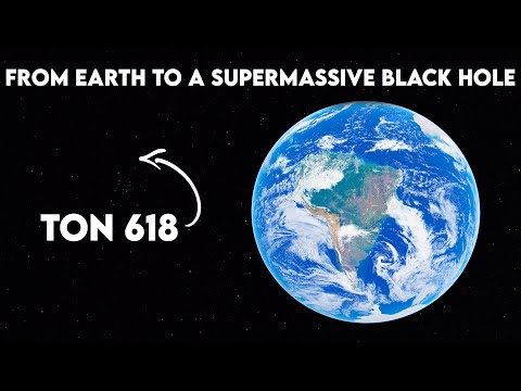 Traveling from Earth to TON 618, One of the Most Massive Black Holes Ever Discovered – Space Engine