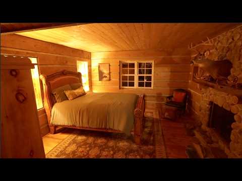 Moving into the Finished Bedroom in my Off Grid Log Cabin in the Wilderness