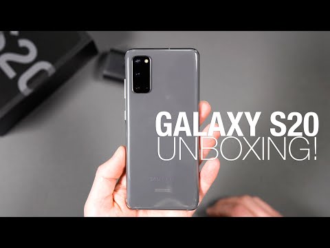 Samsung GALAXY S20 Unboxing and Tour!