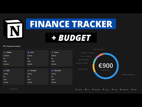 How to TRACK your FINANCES in Notion - Budget tool included [FREE TEMPLATE]