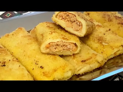 Ось так приготуйте налисники (або крокети) з м‘ясом.#БабусиніРецепти#налисникизфаршем#млинці#крокети