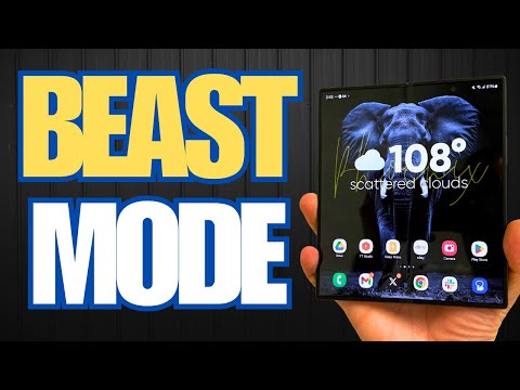 How To Activate BEAST MODE On Galaxy Z Fold 6?