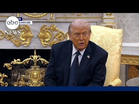 President Trump takes questions on war with Iran