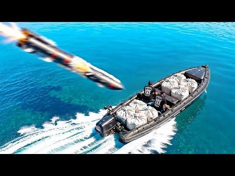 US Navy's Crushing Revenge on Mexican Cartel Boat