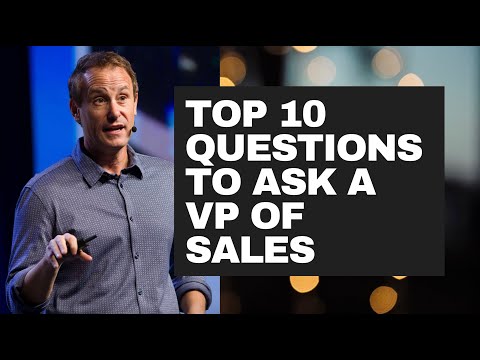Top 10 Interview Questions for VP of Sales