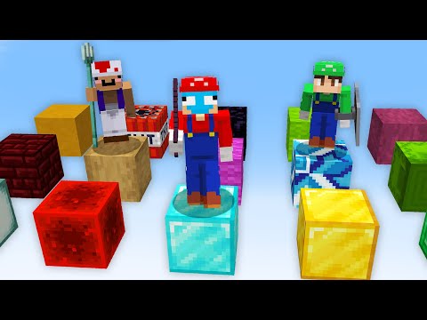 Minecraft Random Block Sky Battle!