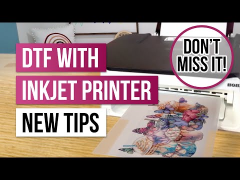 🤩 Ultimate TEST -  Updated DTF with Inkjet Printer Hack + Washtest! | DTF T-shirt Printing