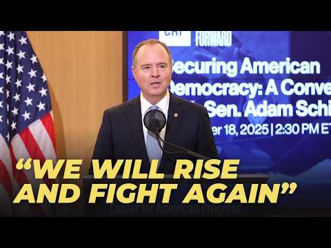 Schiff Responds Directly to Trump in Major Speech