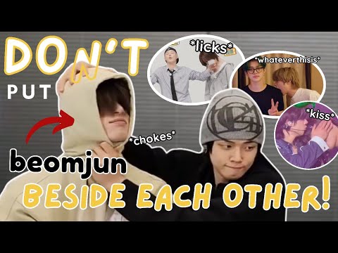 don't put yeonjun and beomgyu beside each other to avoid chaos