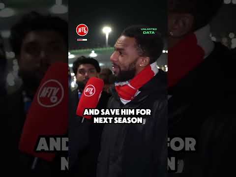 Do you think we should keep Jesus up top against Man United!? 🫵🤔 #FanCams