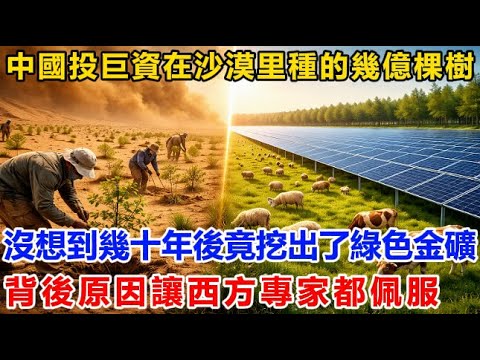 中國投巨資種的幾億棵樹！沒想到幾十年後竟挖出了綠色金礦！背後原因讓西方專家都佩服！