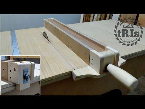 Make A Table Saw Fence For DIY Table Saw - Strong and Precision