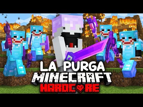 100 Jugadores Simulan la PURGA en Minecraft