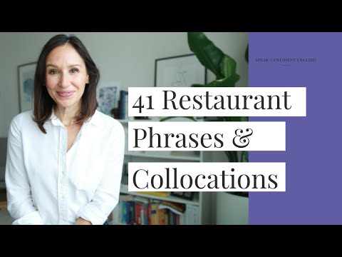 41 Common Restaurant Phrases & Collocations | Advanced English Vocabulary