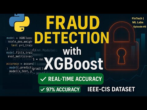 Build a Fraud Detection with XGBoost in Python | ML FinTech Project for Beginners