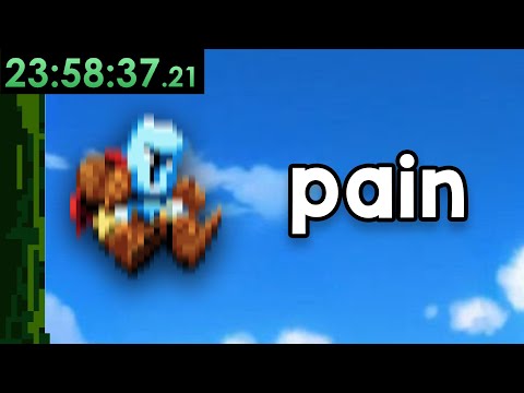 I played Jump King for 24 hours straight.