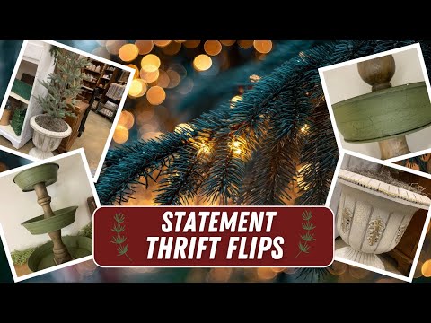 Transforming Thrift Finds into Statement Pieces for Christmas!