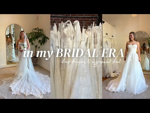 Wedding Dress Shopping for the First Time 👰🏼 + Dreamy Yosemite Engagement Shoot