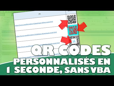 Comment créer facilement des QR codes sans VBA avec Excel ?