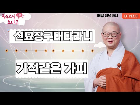 신묘장구대다라니ㅣ기적같은 기도가피ㅣ광우스님의 소나무 2편 모아보기