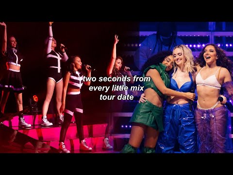 two seconds from every little mix tour date (x factor-confetti)