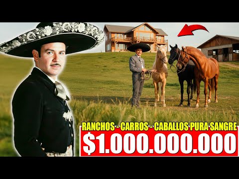 Asi FUE la LUJOSA VIDA de ANTONIO AGUILAR - Ranchos, Carros, Lujos