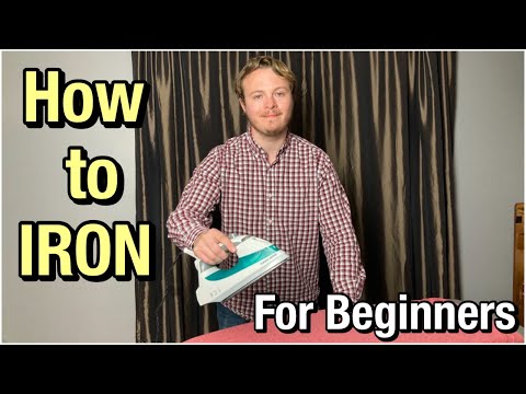 How to Properly IRON a T-Shirt- Beginners Guide on How to Iron Clothes