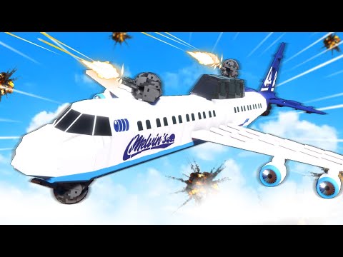 I Built A WEAPONIZED Airbus In TRAILMAKERS!