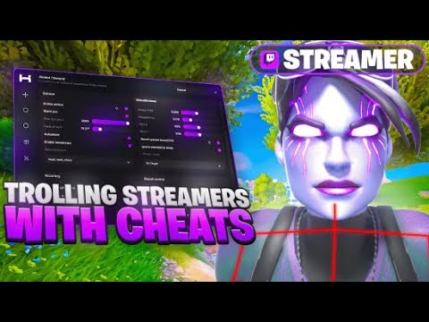 I Used Fortnite Cheats to TROLL a PRO Streamer… (HE RAGED😡)