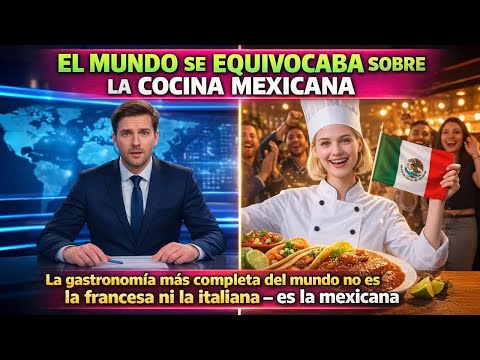 La gastronomía más completa del mundo no es la francesa ni la italiana — es la MEXICANA