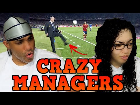 MY DAD REACTS Crazy Managers Skills & Goals in Football Match REACTION