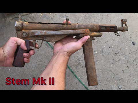 WW2 gun Sten Mark 2 Restoration . gun restoration