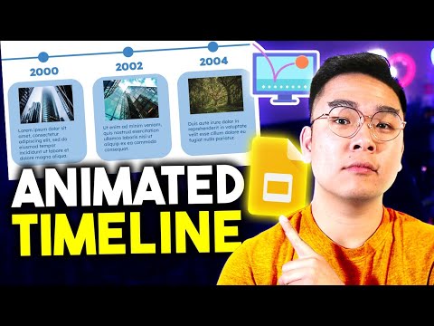 How to Make an ANIMATED TIMELINE in Google Slides *EASY TUTORIAL*