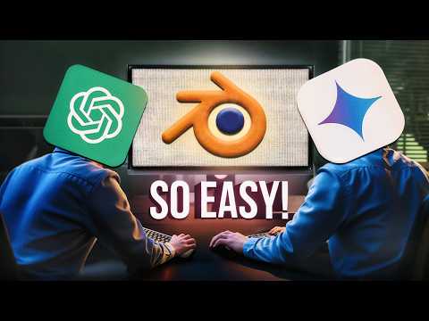Blender AI Tutorial: I Connected ChatGPT & Gemini and It Is Good!