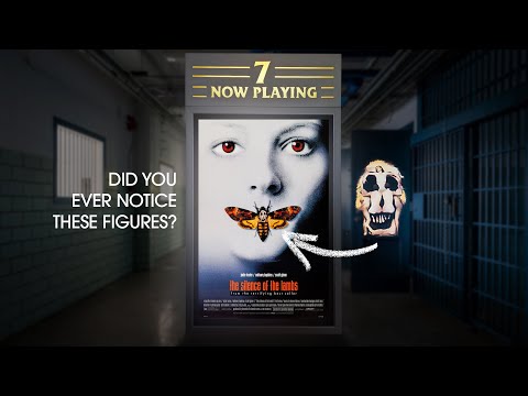 What's hidden in this 'SILENCE OF THE LAMBS' movie poster?