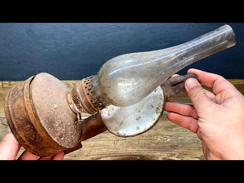 Rusty Oil Lamp - Restoration