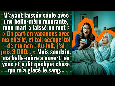 Ma belle-mère s’est réveillée, a dit quelque chose et mon mari m’a ensuite suppliée à genoux...