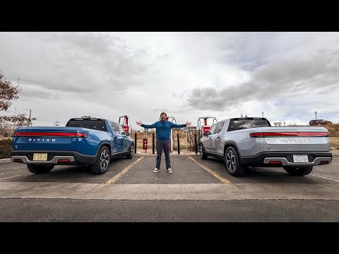 Rivian R1T Max vs Large Pack Highway Range / Capacity Test! $10k Gives You How Much More Range?!