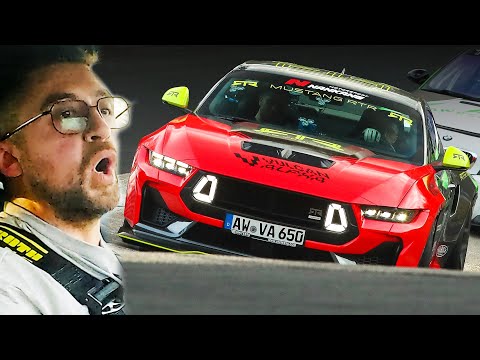 NEAR CRASH & BANNED: 800hp+ Mustang RTR Spec 5 // Nürburgring